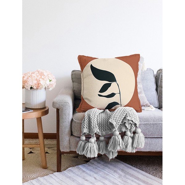 Față de pernă din amestec de bumbac Minimalist Cushion Covers Twig, 55 x 55 cm-image-2