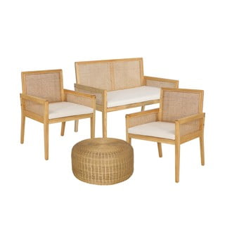 Set mobilier de grădină Tosca cu masă și canapea cu 2 locuri Ratta