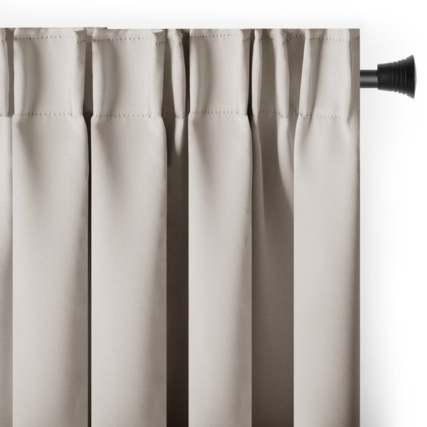 Draperie bej dimout (semi-opacă) 140x270 cm Kierra – Restilo