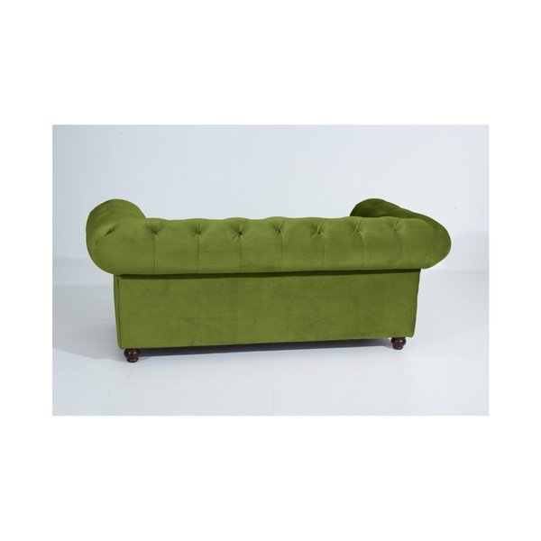 Canapea Max Winzer Orleans Velvet, 196 cm, verde-image-4