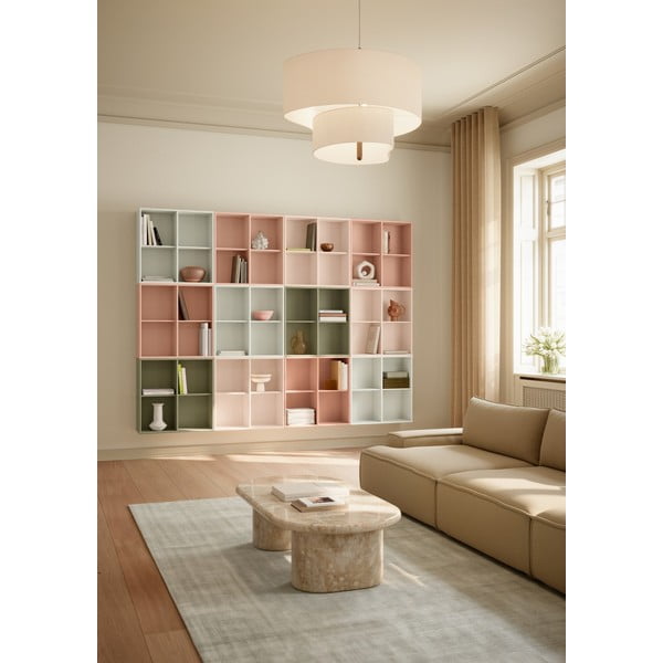Bibliotecă verde-mentă suspendată 70x70x27 cm Mistral – Hammel Furniture-image-3