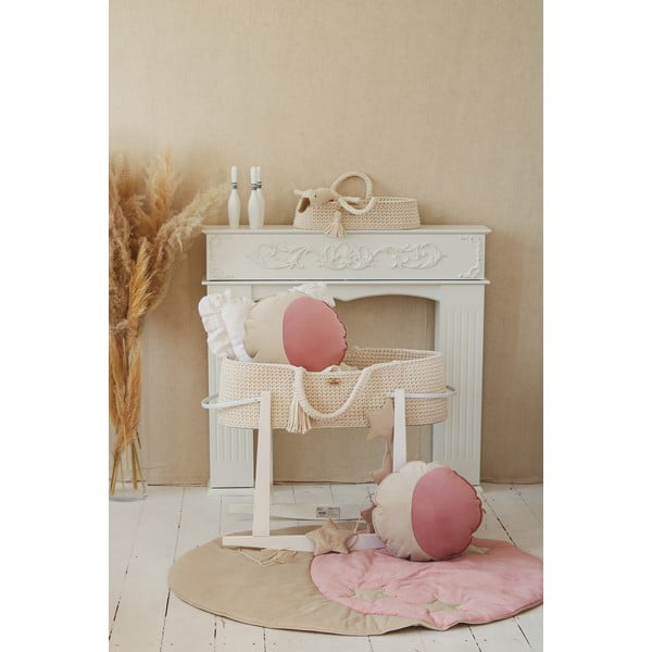 Covoraș de joacă  pentru copii roz Dream Half Moon Bay – Moi Mili-image-3