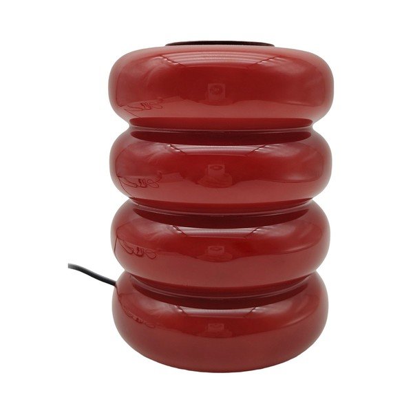 Veioză roșie LED din sticlă (înălțime 16,5 cm) Aro – Leitmotiv