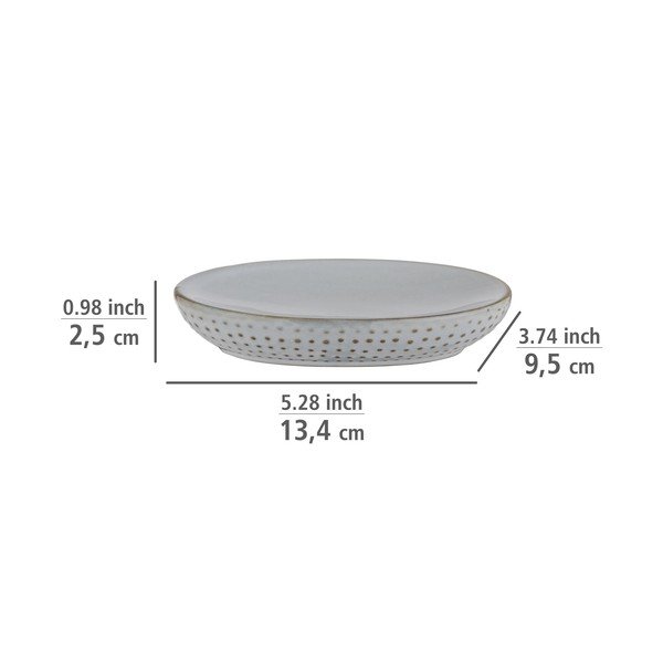 Savonieră albastră din ceramică Bellante - Wenko-image-4