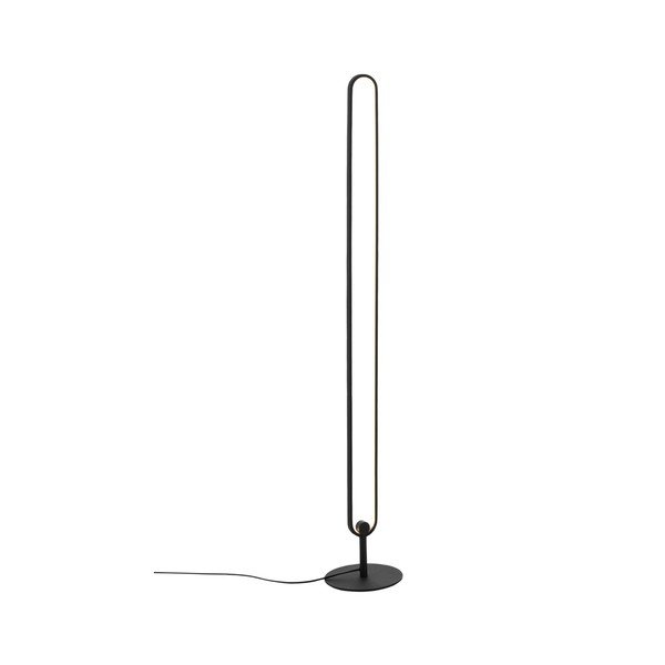 Lampadar negru mat LED cu intensitate reglabilă din metal (înălțime 130 cm) Loop – Ellos Home-image-3
