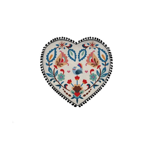 Pernă decorativă 45x45 cm Heart – Madre Selva