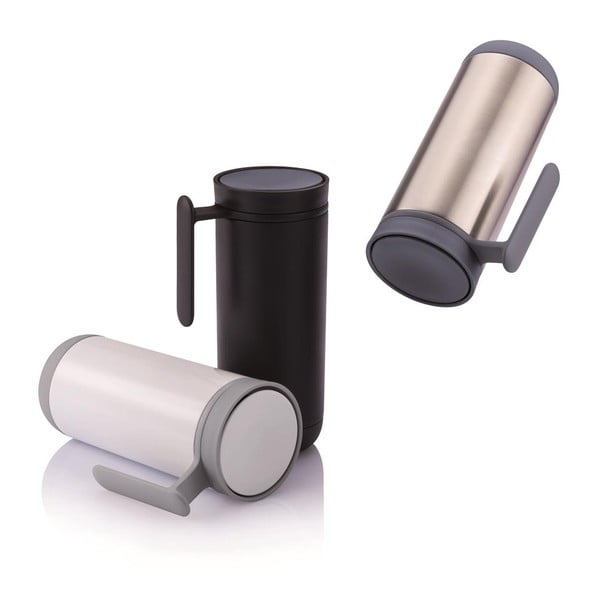 Cană termos cu mâner XD Design Clik, negru, 225 ml-image-2