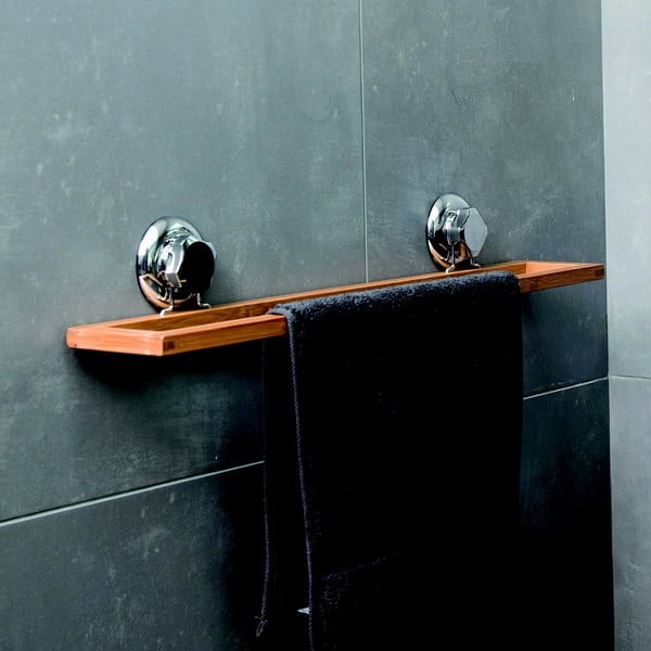 Suport din bambus pentru prosoape Compactor Spa-image-1