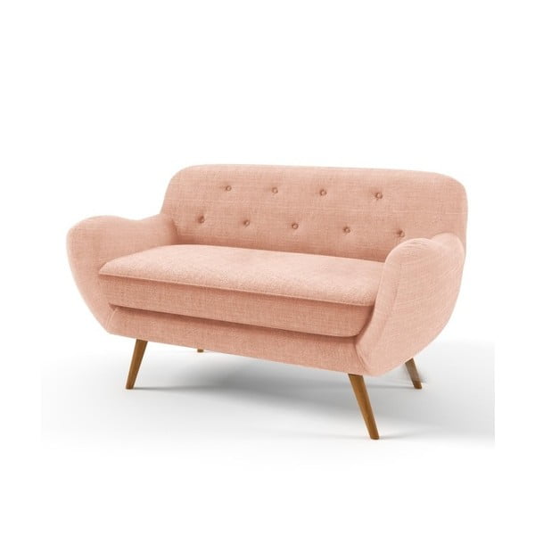 Canapea pentru 2 persoane Wintech Zefir Portland, roz