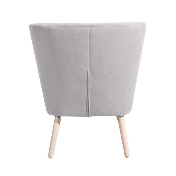 Fotoliu Max Winzer Neele Velor, gri deschis-image-2