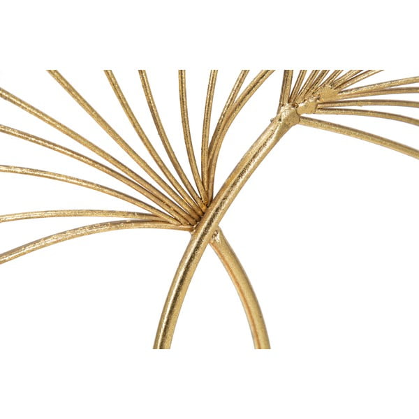 Decorațiune Mauro Ferretti Leaf Glam, înălțime 35 cm, auriu-image-3