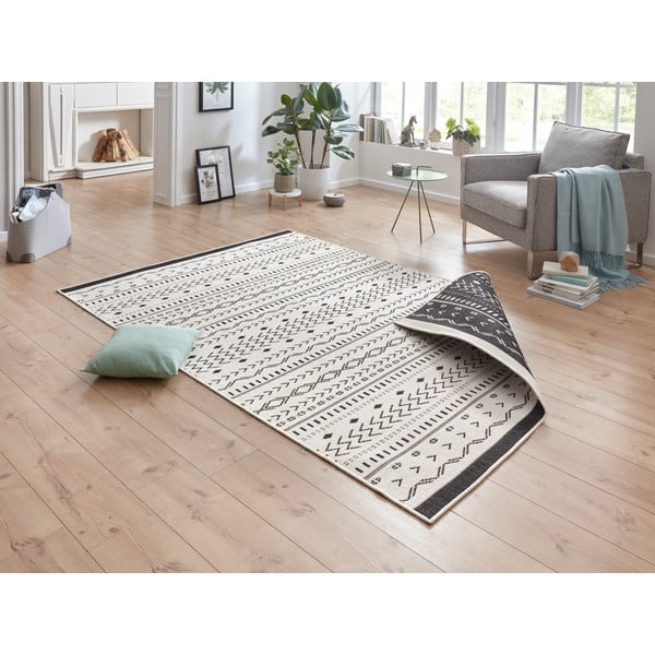 Covor adecvat pentru exterior NORTHRUGS Twin Supreme Daro, 290 x 200 cm, negru-crem-image-4