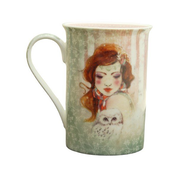 Cană din porțelan Santoro London Willow Mademoiselle Snow-image-2