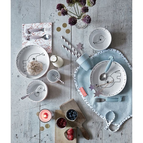 Set de 3 linguri roz Done by Deer Happy Dots-image-1