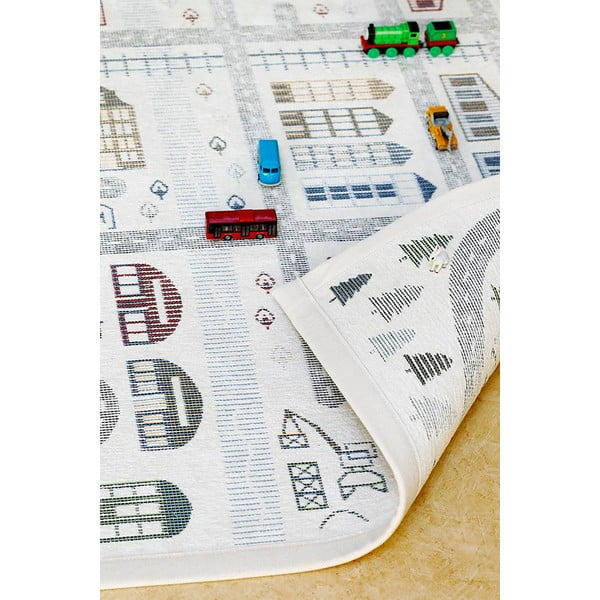 Covor cu 2 fețe Narma Ülejõe, 140 x 200 cm, alb-image-2