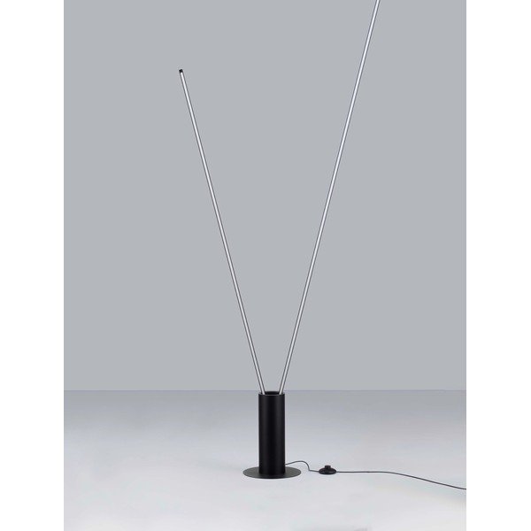 Lampadar negru mat LED cu structură flexibilă din metal (înălțime 181 cm) Kimolia – Nova Luce-image-3