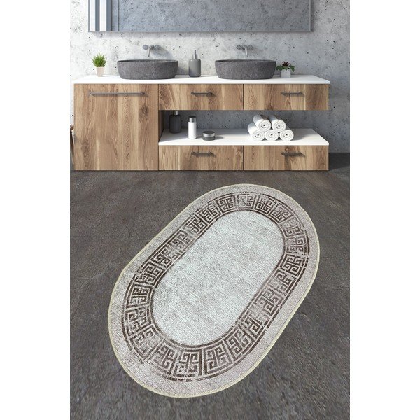 Covoraș de baie maro deschis 70x120 cm Arturo – Foutastic-image-1