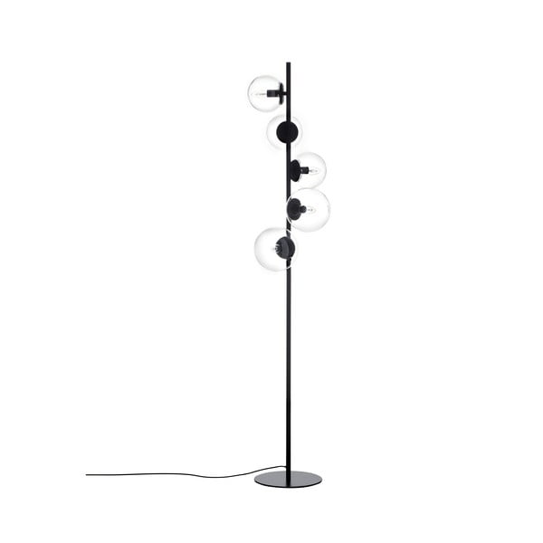 Lampadar Westwing Collection Casey, înălțime 170 cm, negru