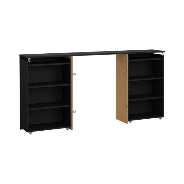 Tăblie de pat neagră 165x80 cm Naia – Tvilum