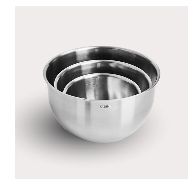 Boluri argintii 3 buc. din oțel inoxidabil ø 24 cm Lucca 3.0 – FABINI-image-2