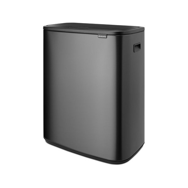 Coș de gunoi gri închis cu senzori de atingere din oțel 60 l Bo Touch Bin – Brabantia-image-3