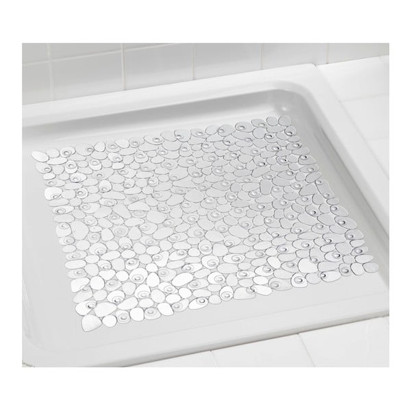 Covor baie anti-alunecare Wenko Paradise, 54 x 54 cm, transparent-image-1