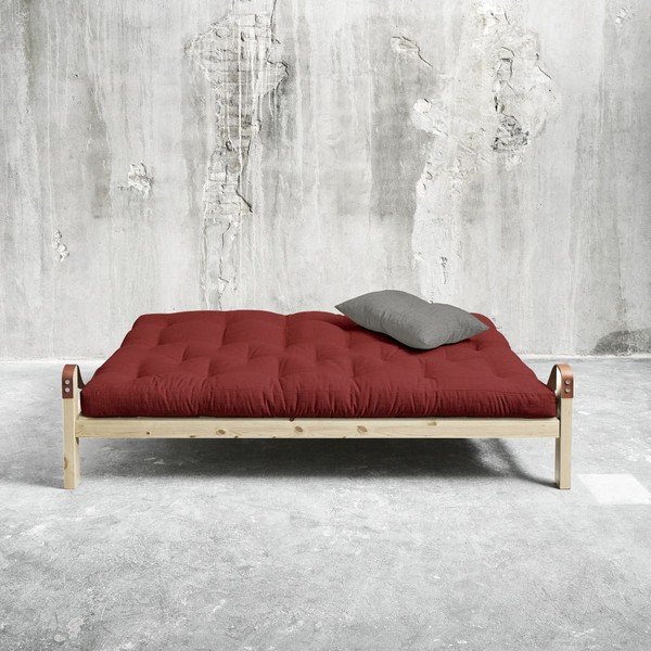 Canapea extensibilă Karup Poetry Natural/Passion Red/Granite Grey-image-2