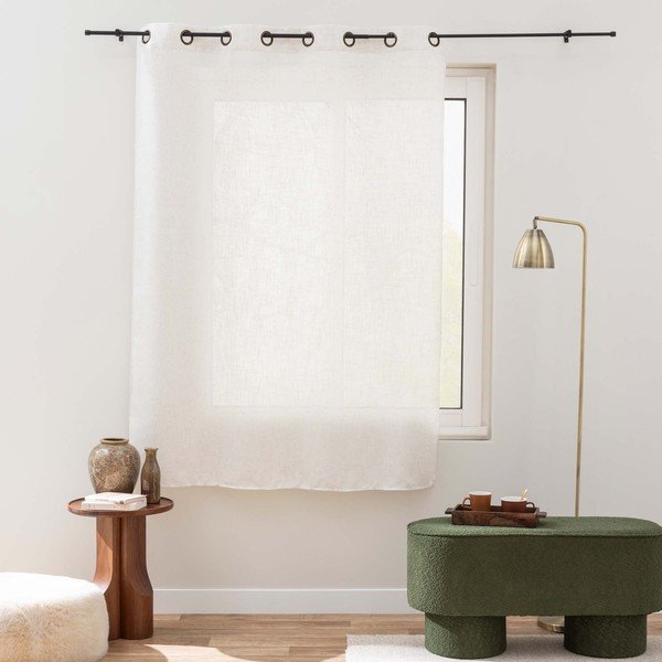 Draperie crem 140x240 cm Pauline – douceur d'intérieur-image-1