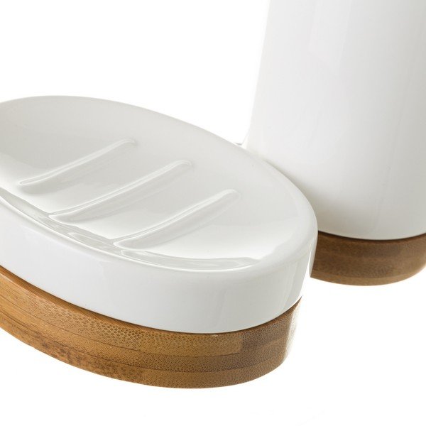 Set de accesorii de baie alb Simply – Casa Selección-image-1