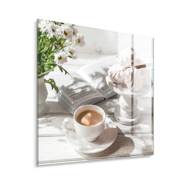 Tablou din sticlă 30x30 cm Meringue – Styler-image-4