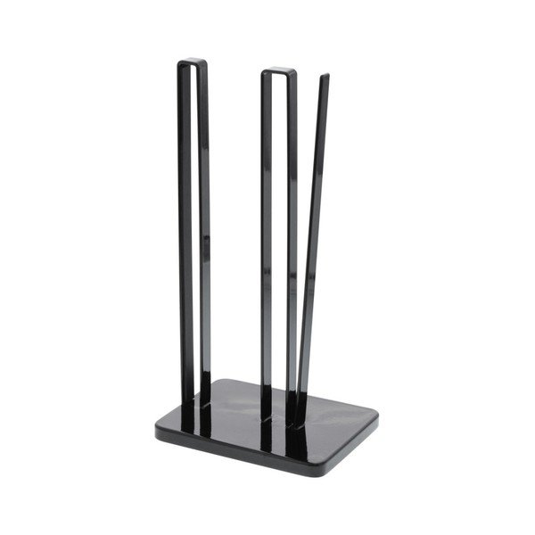 Suport prosoape de bucătărie Yamazaki Tower, negru