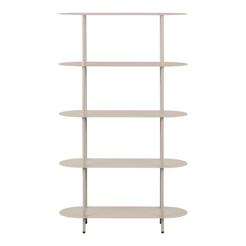 Etajeră bej din metal 90x150x31 cm Rieti – House Nordic