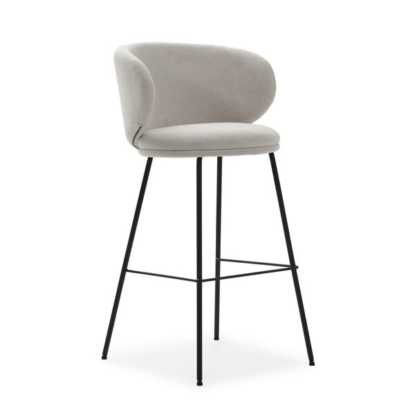 Scaune de bar bej 2 buc. (înălțime șezut 65 cm) Rush – Marckeric