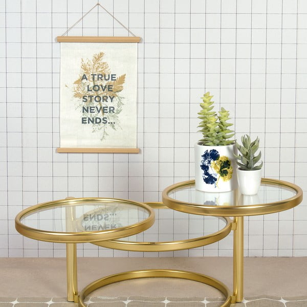 Poster Present Time True Love Story, 30 x 42 cm-image-1