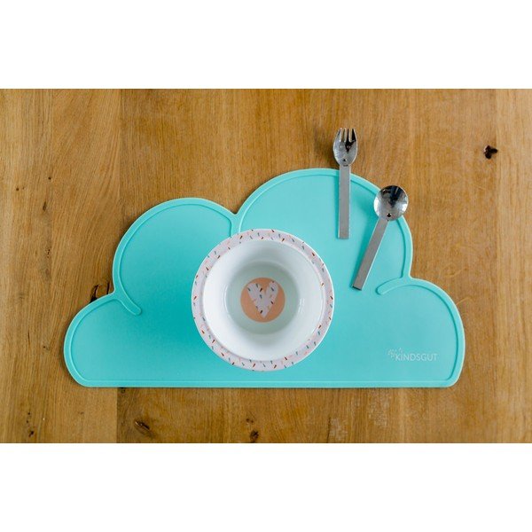 Suport din silicon pentru masă Kindsgut Cloud, 49 x 27 cm, turcoaz-image-1