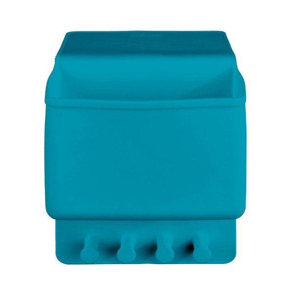Organizator/cuier din silicon de agățat Wenko Ampio Big, albastru-image-1
