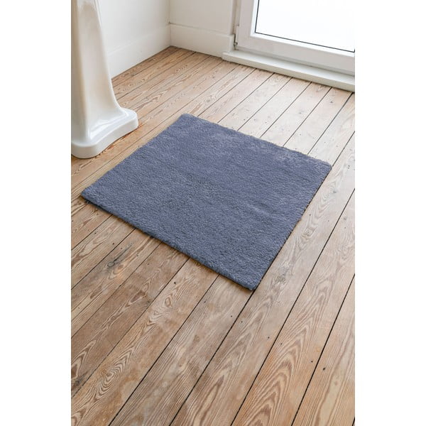 Covoraș din bumbac pentru baie Tiseco Home Studio Luca, 60 x 60 cm, albastru-image-1