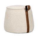 Puf în culoare naturală Anila – Bizzotto