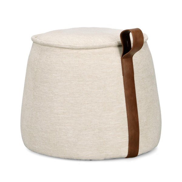Puf în culoare naturală Anila – Bizzotto