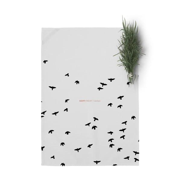 Set 2 prosoape din bumbac pentru bucătărie Happy Friday Basic Delicate, 70 x 50 cm-image-2