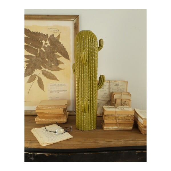 Decorațiune din ceramică Orchidea Milano Cactus, înălțime 61 cm