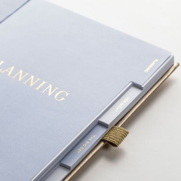 Agendă pentru domnișoară de onoare / martor Busy B, auriu-image-1