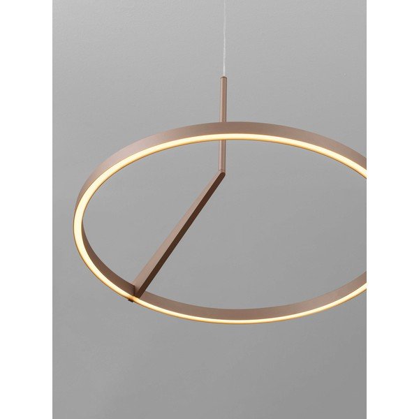 Lustră roz auriu LED cu intensitate reglabilă din aluminiu ø 60 cm Tilia – Nova Luce-image-2