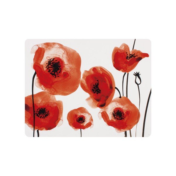 Set 4 naproane Ladelle Wild Poppies-image-1