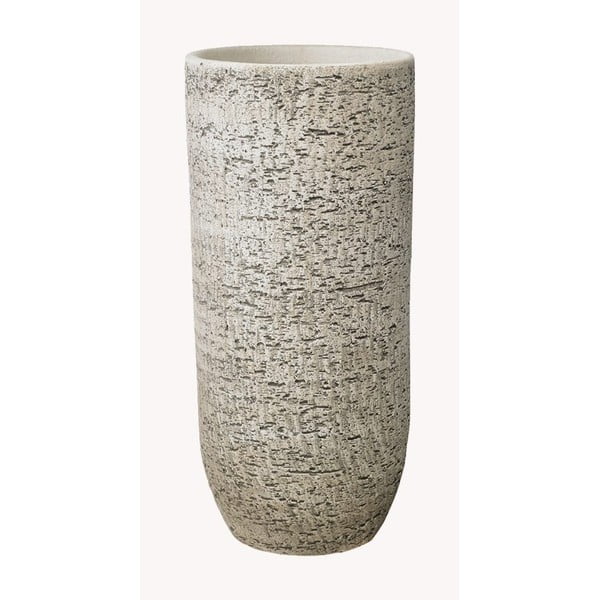 Vază din ceramică Big pots Portland, înălțime 50 cm, gri