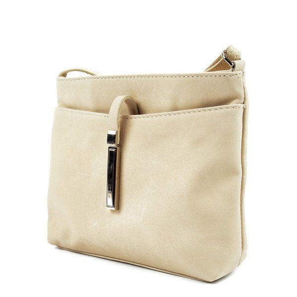 Poșetă din piele Roberta M. 241 Beige-image-2