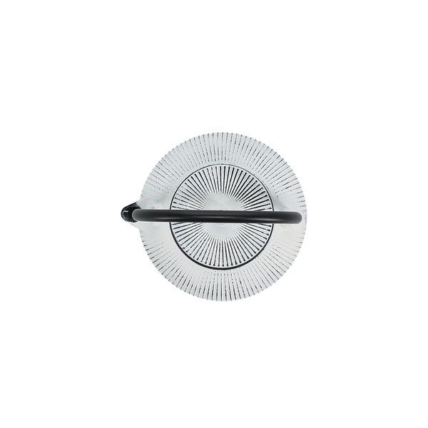 Ceainic alb-negru cu filtru din fontă 350 ml Sencha – S|P Collection-image-4