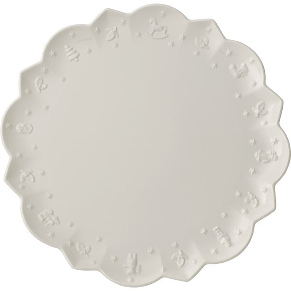 Farfurie din porțelan alb cu motiv de Crăciun Villeroy & Boch, ø 33,7 cm