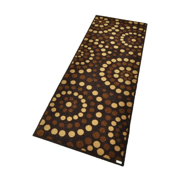 Covor Hanse Home Dots Brown, 67 x 180 cm-image-1