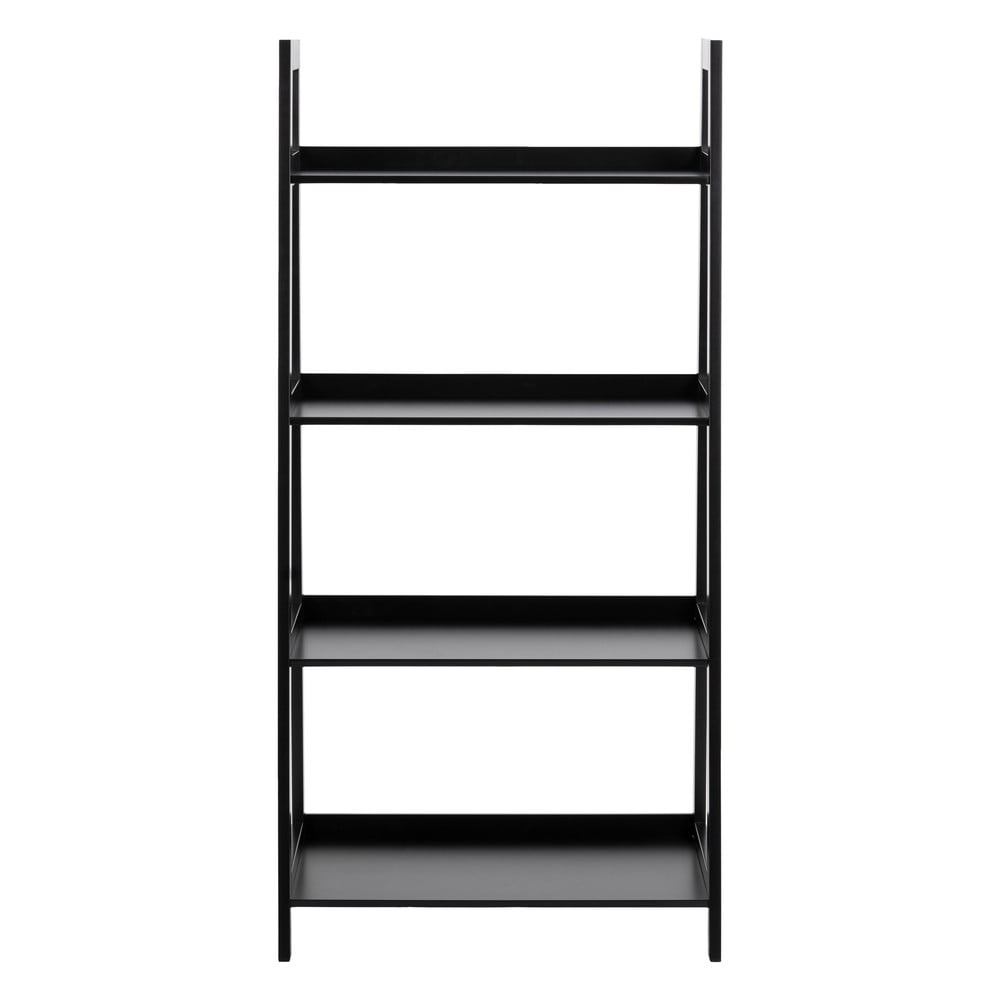Bibliotecă Actona Wally, înălțime 130 cm, negru